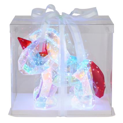 Globo - LED Dekoracja na stół LED/3W/5V USB jednorożec
