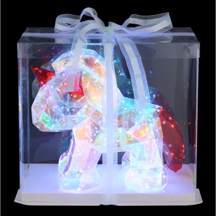 Globo - LED Dekoracja na stół LED/3W/5V USB jednorożec