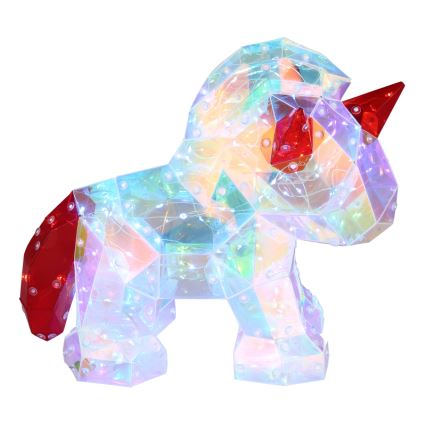 Globo - LED Dekoracja na stół LED/3W/5V USB jednorożec