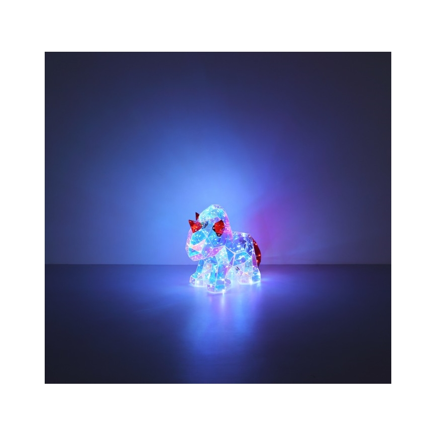 Globo - LED Dekoracja na stół LED/3W/5V USB jednorożec