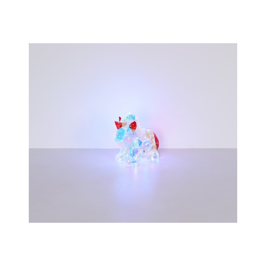 Globo - LED Dekoracja na stół LED/3W/5V USB jednorożec