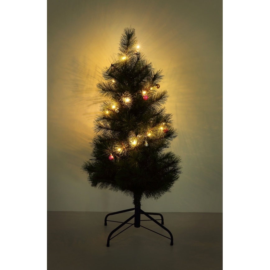 Globo - łańcuch LED 20xLED/2xAA 2,2m ciepła biel