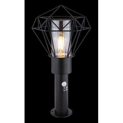 Globo - Lampa zewnętrzna z czujnikiem 1xE27/15W/230V IP44