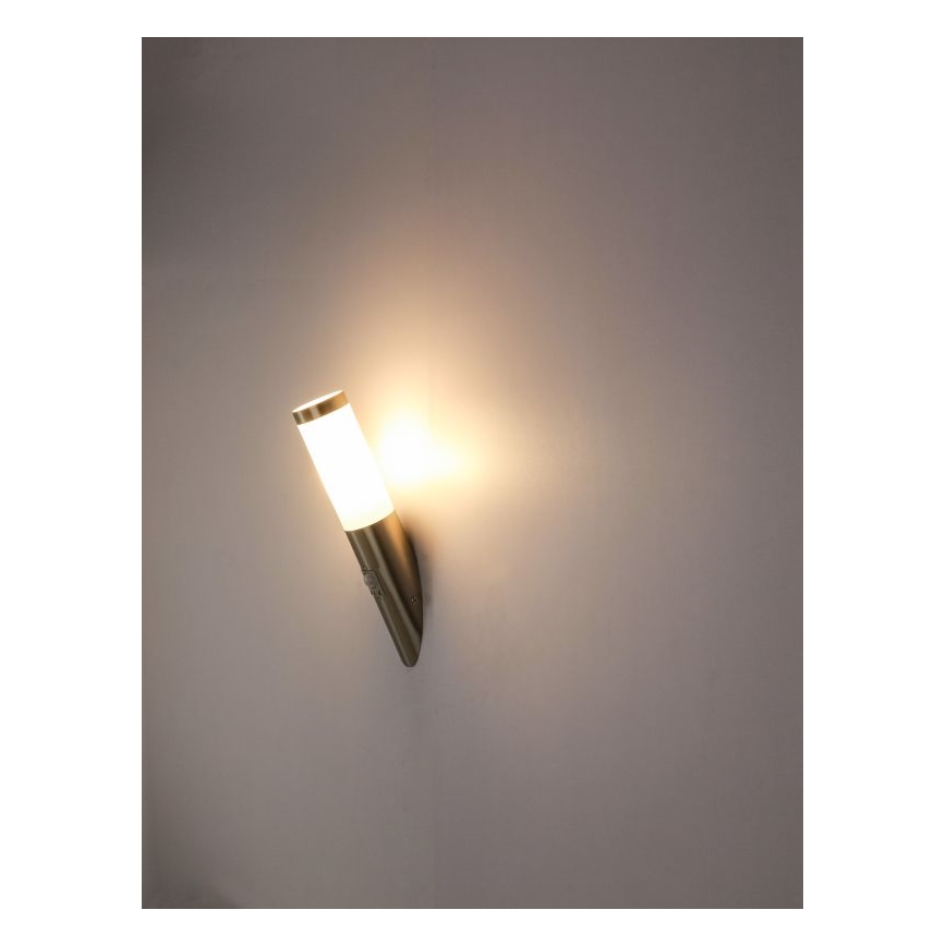 Globo - Kinkiet zewnętrzny z czuinikiem 1xE27/60W/230V