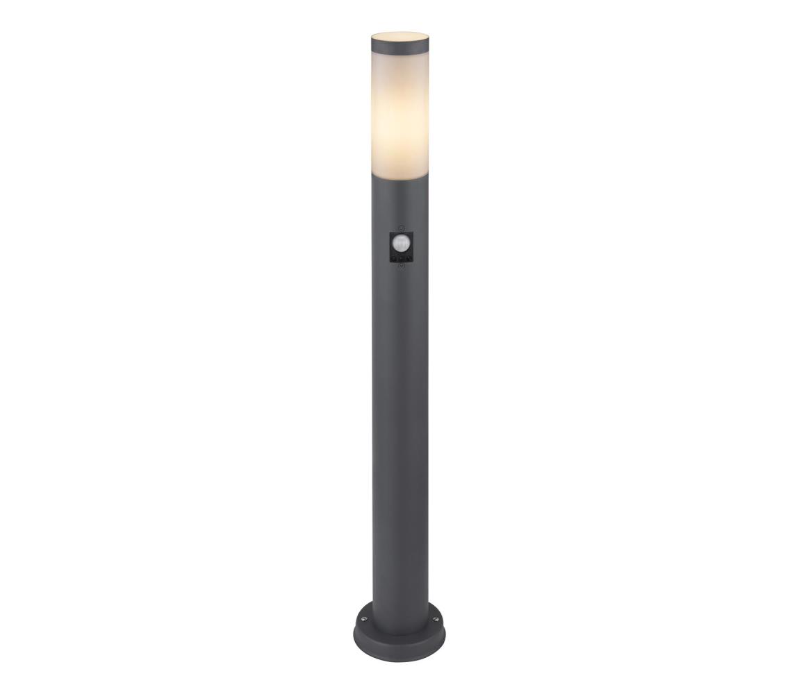 Globo 31588AS - Lampa zewnętrzna z czujnikiem BOSTON 1xE27/15W/230V IP44 80cm