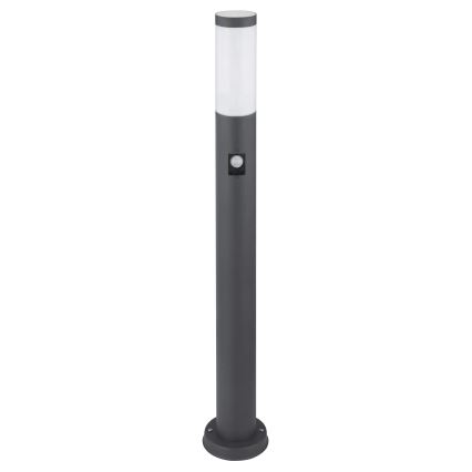 Globo - Lampa zewnętrzna z czujnikiem 1xE27/15W/230V IP44 80 cm antracyt