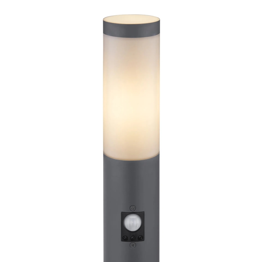 Globo - Lampa zewnętrzna z czujnikiem 1xE27/15W/230V IP44 80 cm antracyt