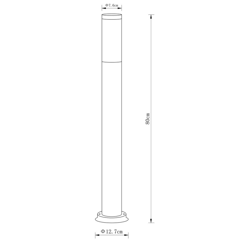 Globo - Lampa zewnętrzna 1xE27/23W/230V 80 cm IP44