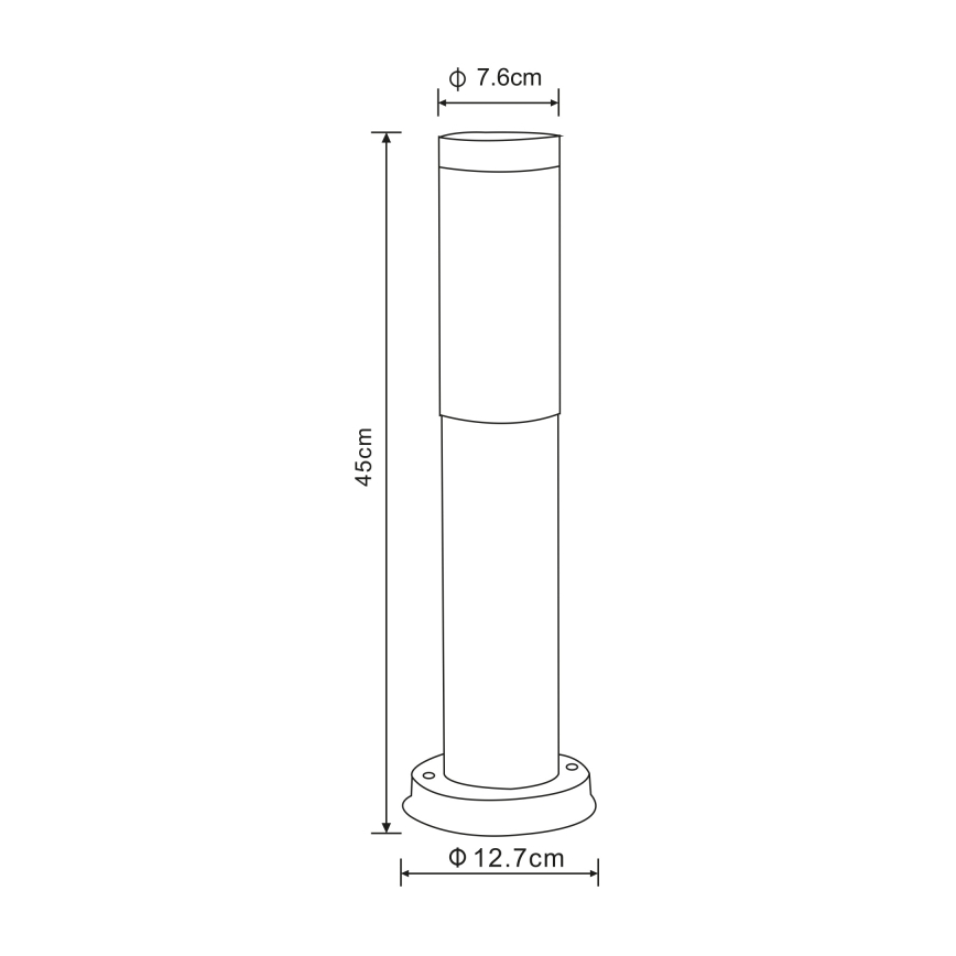 Globo - Lampa zewnętrzna 1xE27/23W/230V 45 cm IP44
