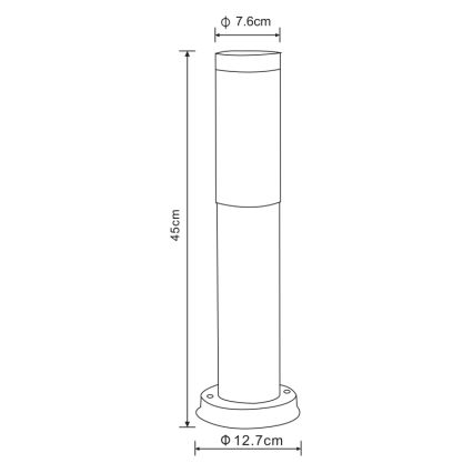 Globo - Lampa zewnętrzna 1xE27/60W/230V 45 cm IP44