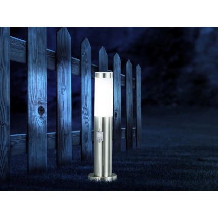 Globo - LED lampa zewnętrzna z czujnikiem 1xE27/8,8W/230V IP44