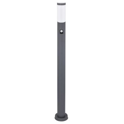 Globo - Lampa zewnętrzna z czujnikiem 1xE27/15W/230V IP44 110 cm antracyt