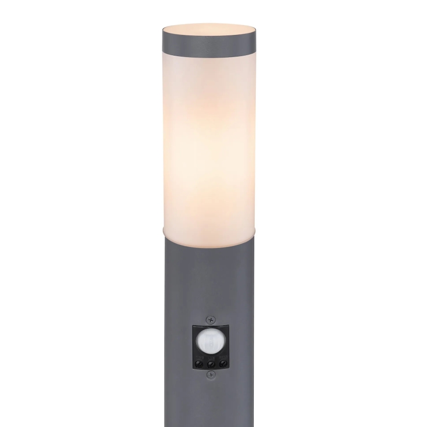 Globo - Lampa zewnętrzna z czujnikiem 1xE27/15W/230V IP44 110 cm antracyt
