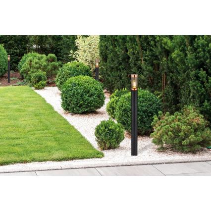 Globo - Lampa zewnętrzna 1xE27/23W/230V IP44 110 cm czarny/miedź