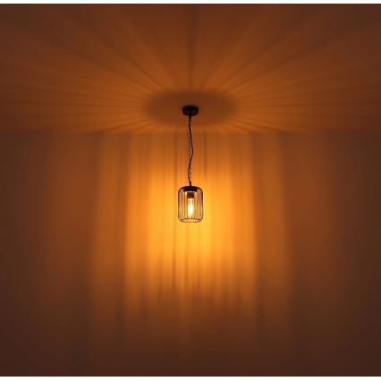 Globo - Zewnętrzna lampa wisząca na łańcuchu 1xE27/15W/230V