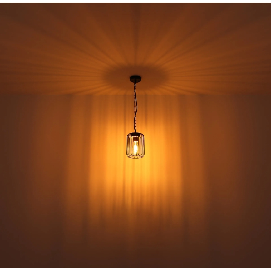 Globo - Zewnętrzna lampa wisząca na łańcuchu 1xE27/15W/230V