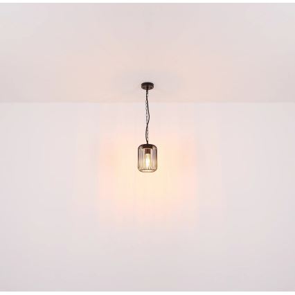 Globo - Zewnętrzna lampa wisząca na łańcuchu 1xE27/15W/230V