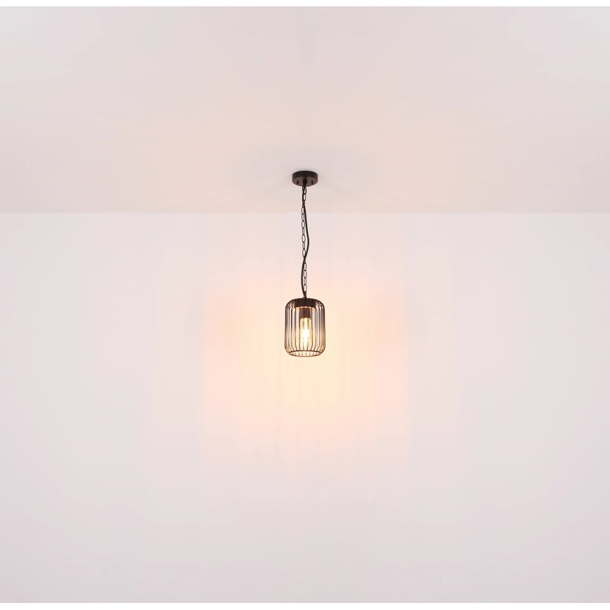 Globo - Zewnętrzna lampa wisząca na łańcuchu 1xE27/15W/230V