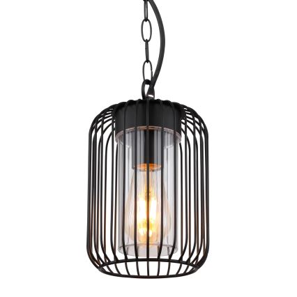 Globo - Zewnętrzna lampa wisząca na łańcuchu 1xE27/15W/230V