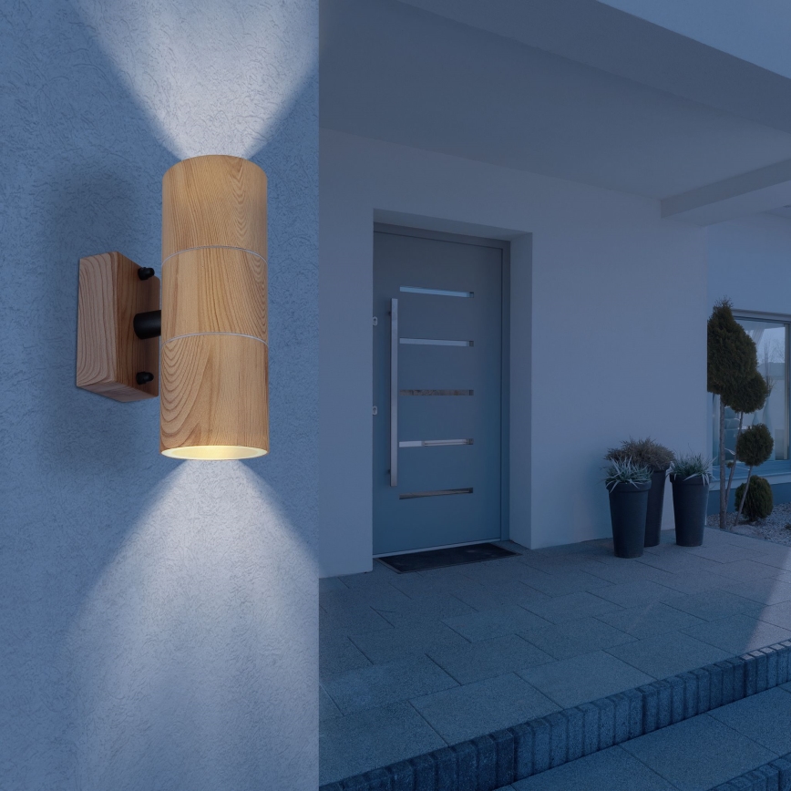 Globo - Zewnętrzna lampa ścienna 2xGU10/35W/230V IP44