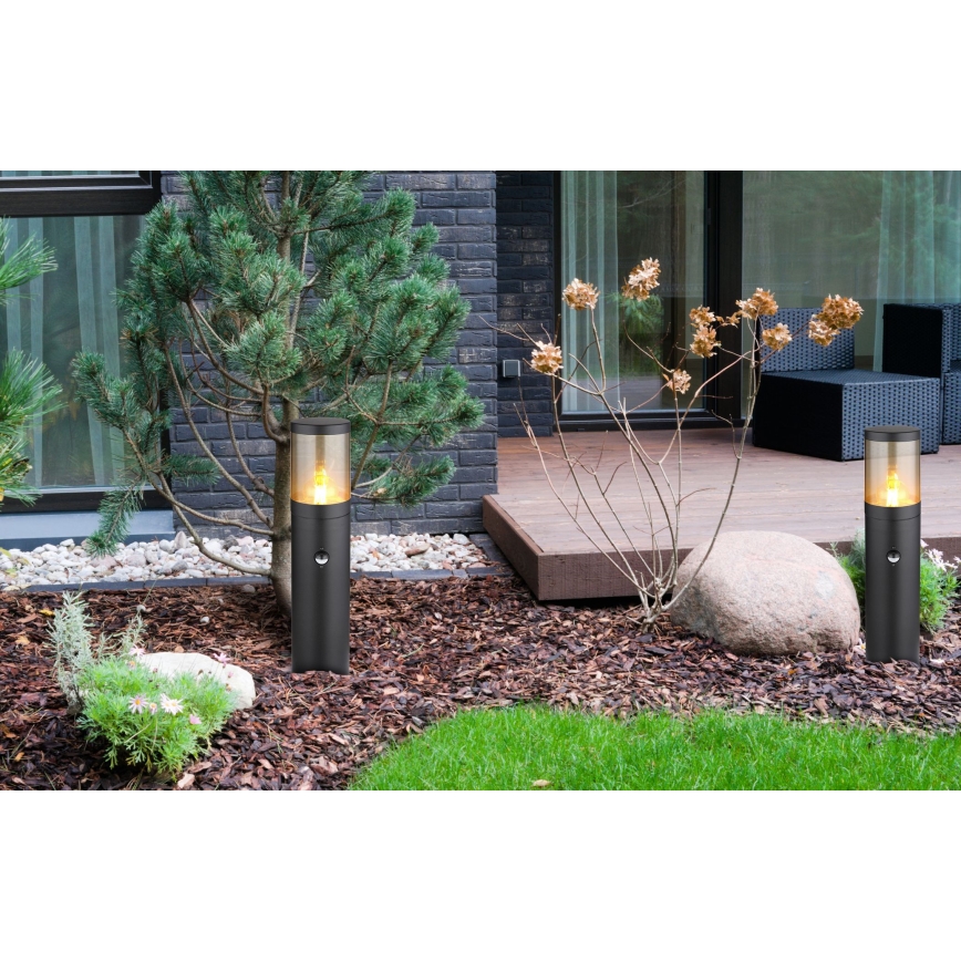 Globo - Lampa zewnętrzna z czujnikiem 1xE27/60W/230V 50 cm IP44