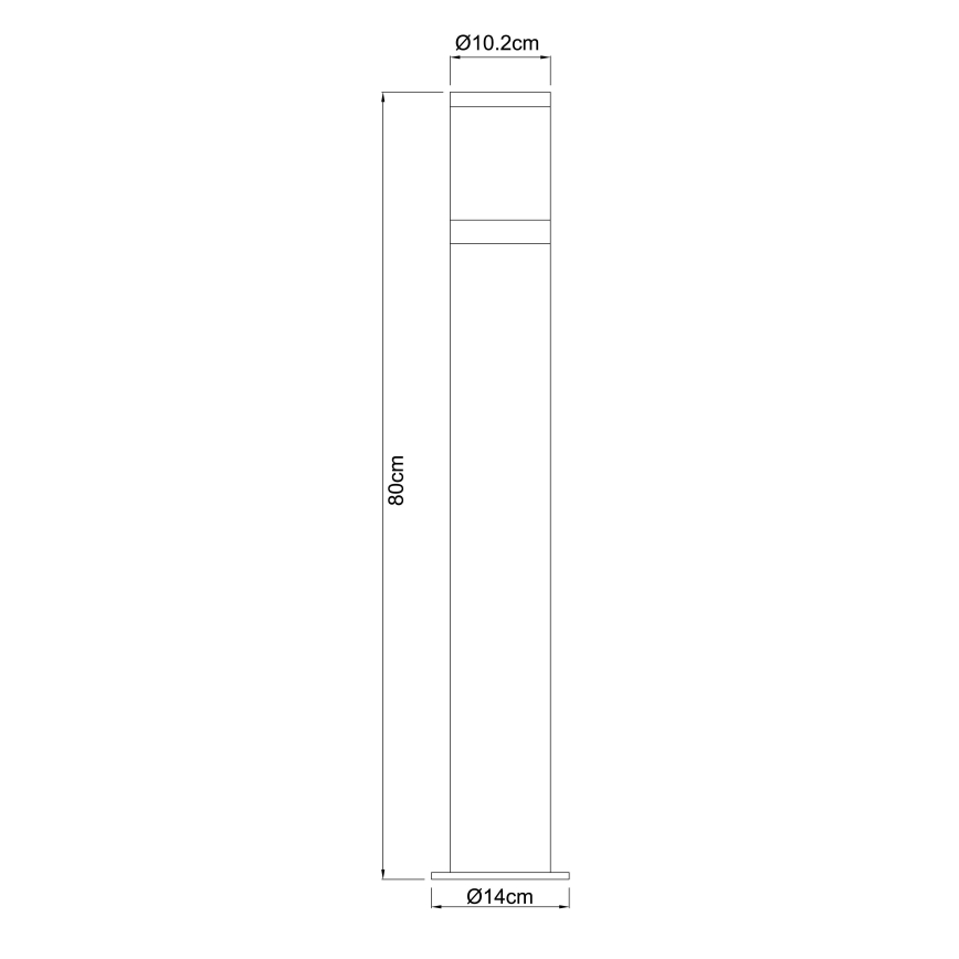 Globo - Lampa zewnętrzna 1xE27/60W/230V
