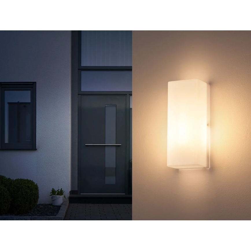Globo - Zewnętrzny kinkiet 1xE27/15W/230V IP44 biały