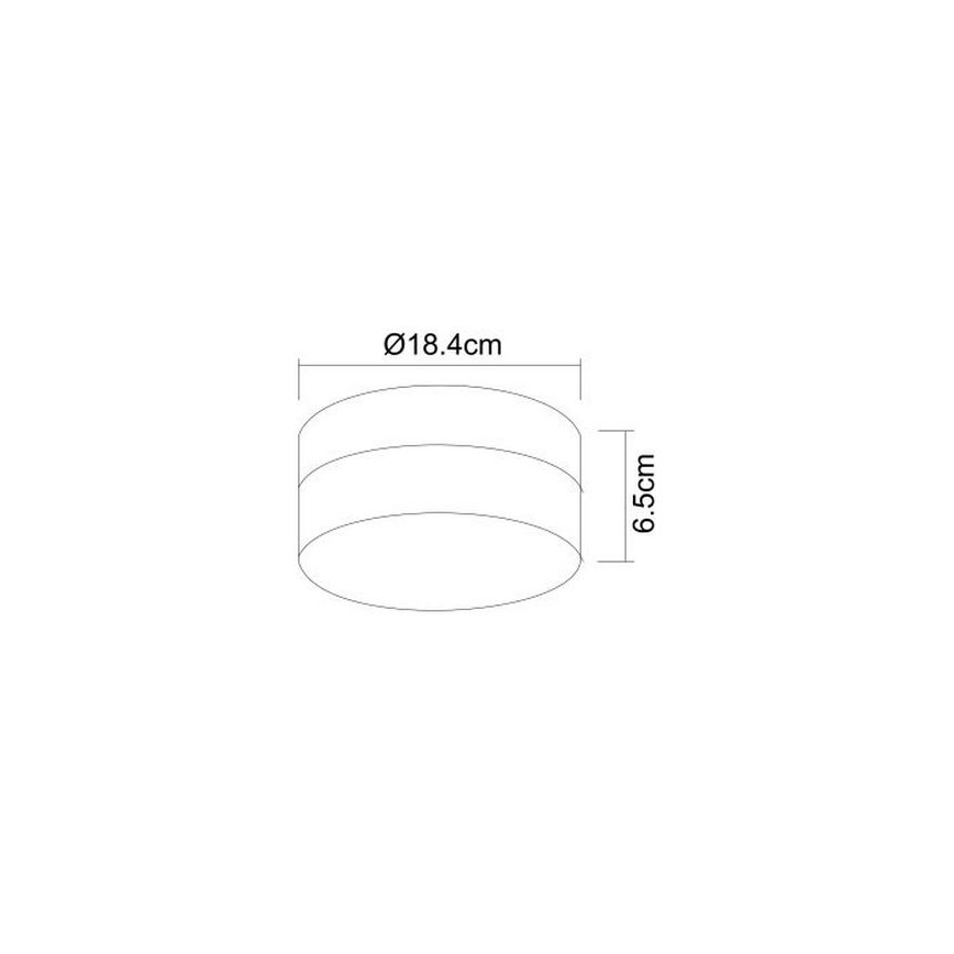 Globo - Oświetlenie łazienkowe 1xE27/60W/230V śr. 18,4 cm IP44