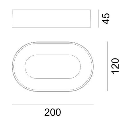 Globo - LED Kinkiet zewnętrzny LED/12W/230V IP65