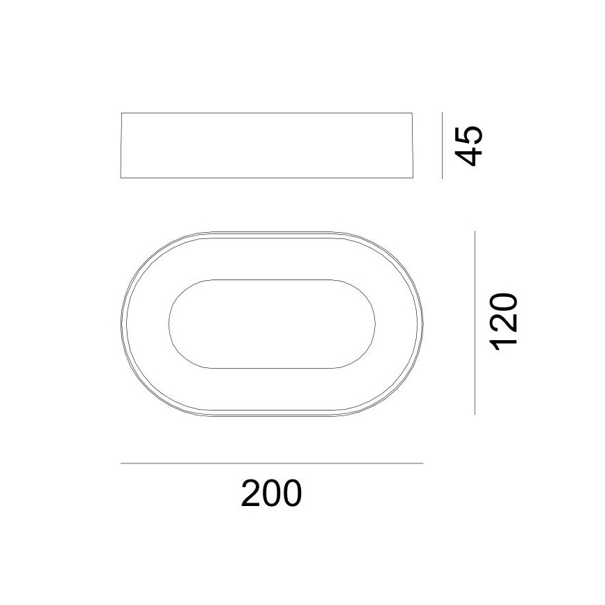 Globo - LED Kinkiet zewnętrzny LED/12W/230V IP65