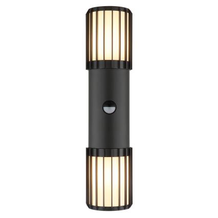 Globo - Zewnętrzny kinkiet z czujnikiem 2xE27/15W/230V IP54
