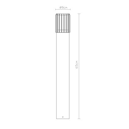 Globo - Lampa zewnętrzna 1xE27/15W/230V IP54 65 cm