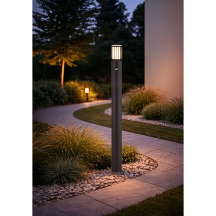 Globo - Lampa zewnętrzna z czujnikiem 1xE27/15W/230V IP54 100 cm