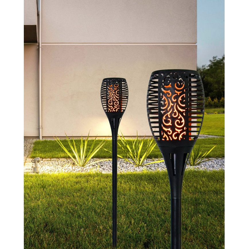 Globo - LED Oświetlenie solarne LED/5,4W/3V 1800K IP44 czarne