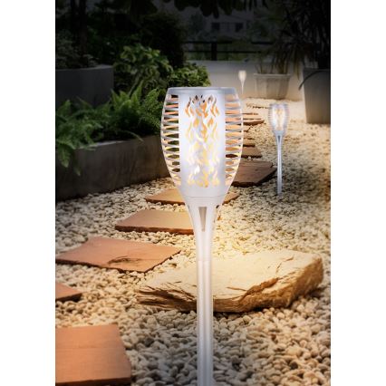 Globo - LED Oświetlenie solarne LED/3,6W/3V 1800K IP44 chrom błyszczący