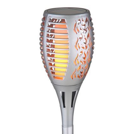 Globo - LED Oświetlenie solarne LED/3,6W/3V 1800K IP44 chrom błyszczący