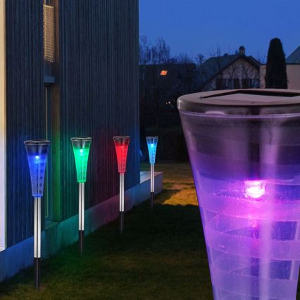 Globo 33079-5 - SET 5x Lampa solarna RGB-LED/0,06W/3,2V