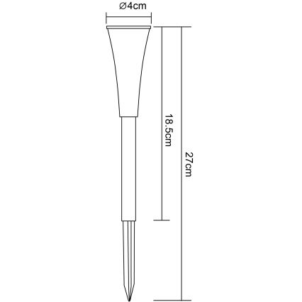 Globo 33079-5 - SET 5x Lampa solarna RGB-LED/0,06W/3,2V