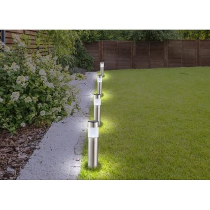 Globo - ZESTAW 4x LED Lampa solarna LED/0,07W/3V IP44 600 mAh