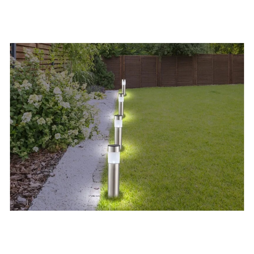 Globo - ZESTAW 4x LED Lampa solarna LED/0,07W/3V IP44 600 mAh