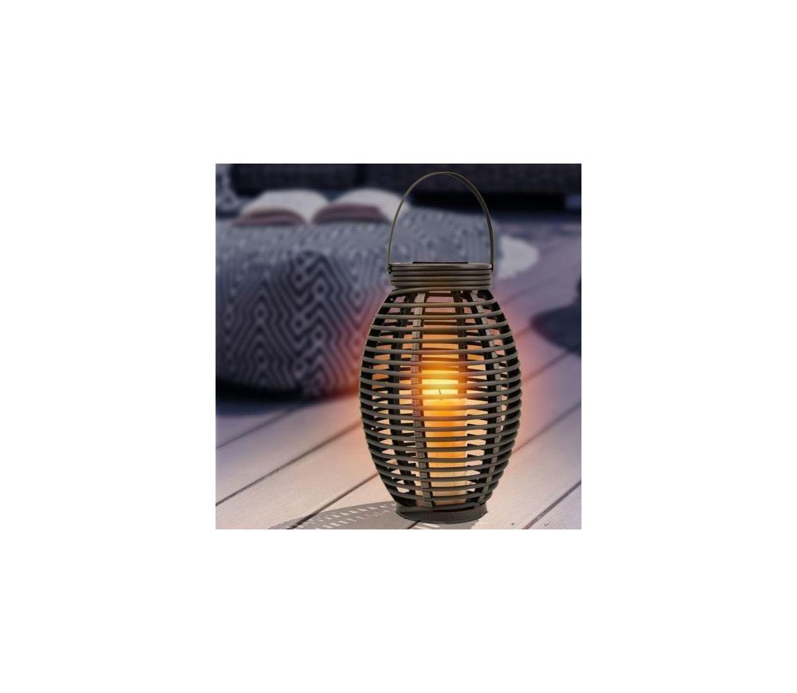 Globo 33284 - LED Lampa solarna SOLAR LED/0,06W/3,2V IP44 rattan