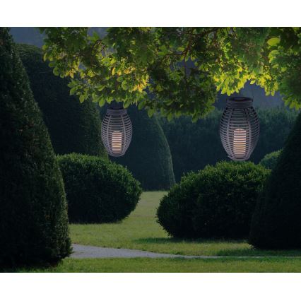 Globo - LED Oświetlenie solarne LED/0,06W/3,2V IP44 200 mAh rattan