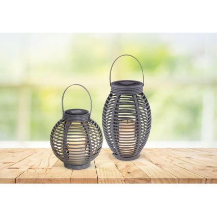 Globo - LED Oświetlenie solarne LED/0,06W/3,2V IP44 200 mAh rattan