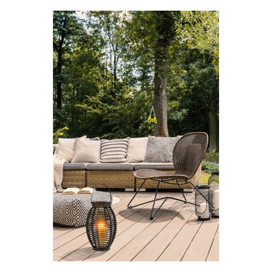 Globo - LED Oświetlenie solarne LED/0,06W/3,2V IP44 200 mAh rattan