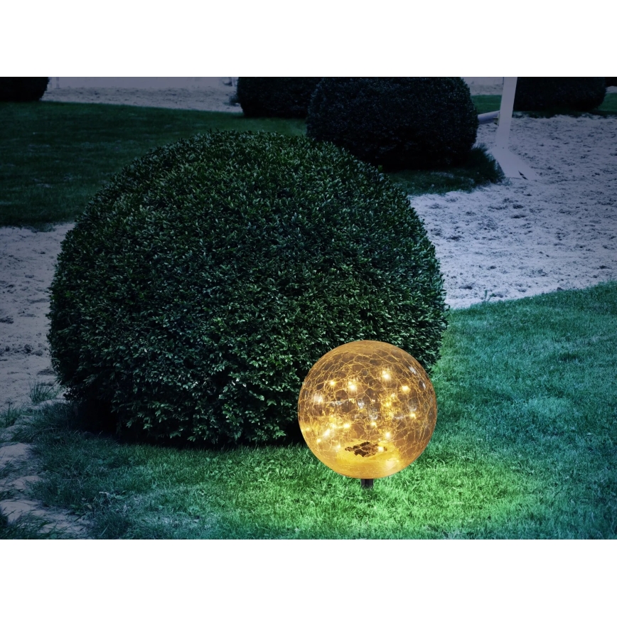 Globo - LED Lampa solarna 20xLED/0,06W/3,2V śr. 19,5 cm IP44