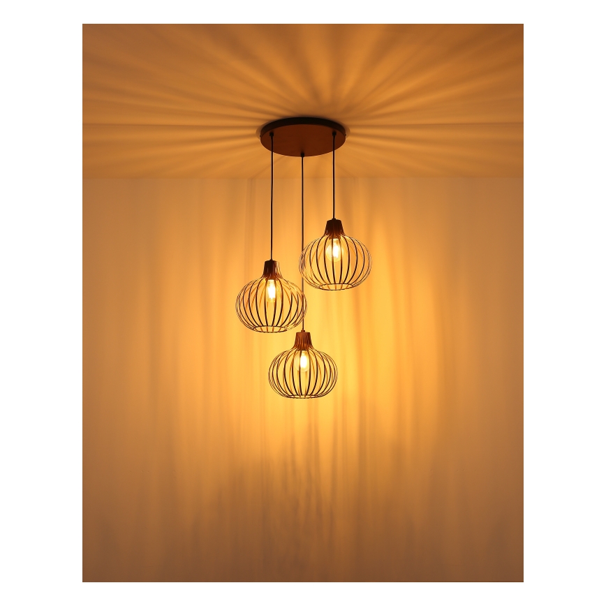 Globo - Żyrandol na lince 3xE27/40W/230V