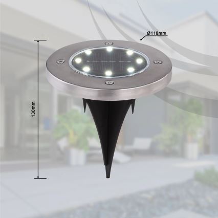 Globo - ZESTAW 4x LED Oświetlenie solarne LED/0,1W/3V IP44
