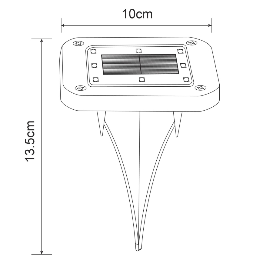 Globo - ZESTAW 2x LED Oświetlenie solarne LED/0,8W/1,2V IP44 300 mAh