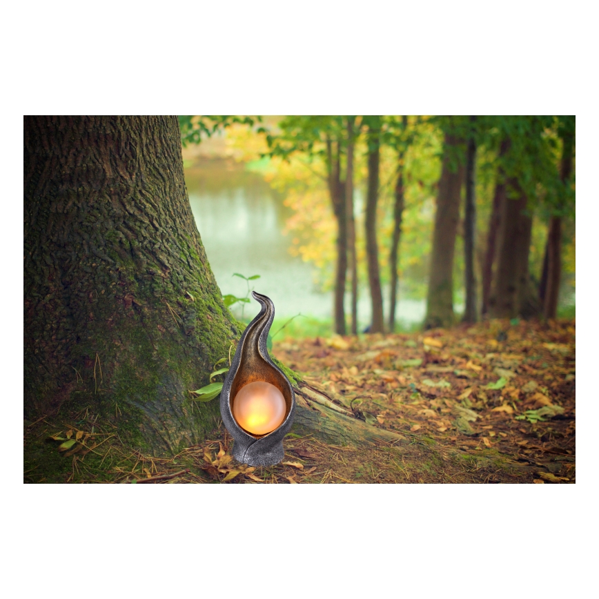 Globo - LED Oświetlenie solarne LED/2,16W/3V 3000K IP44 srebrne