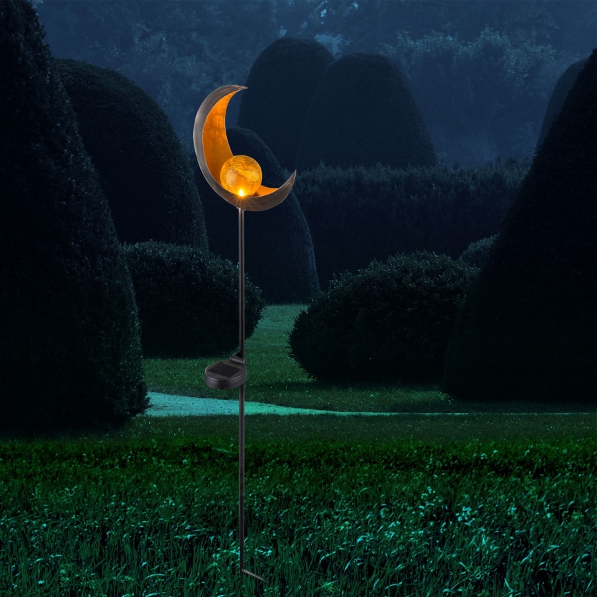 Globo - LED Lampa solarna LED/0,02W/3V 600mAh IP44 brąz